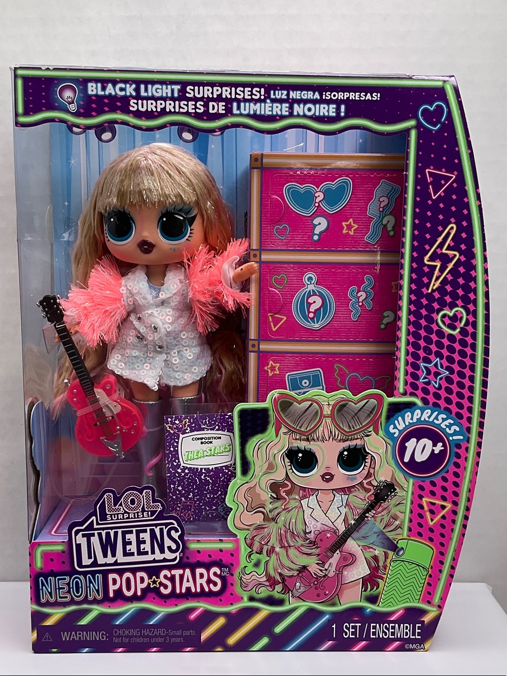 L.O.L. Surprise! Tweens Neon Pop•Stars Doll - Hot Pink & White Outfit